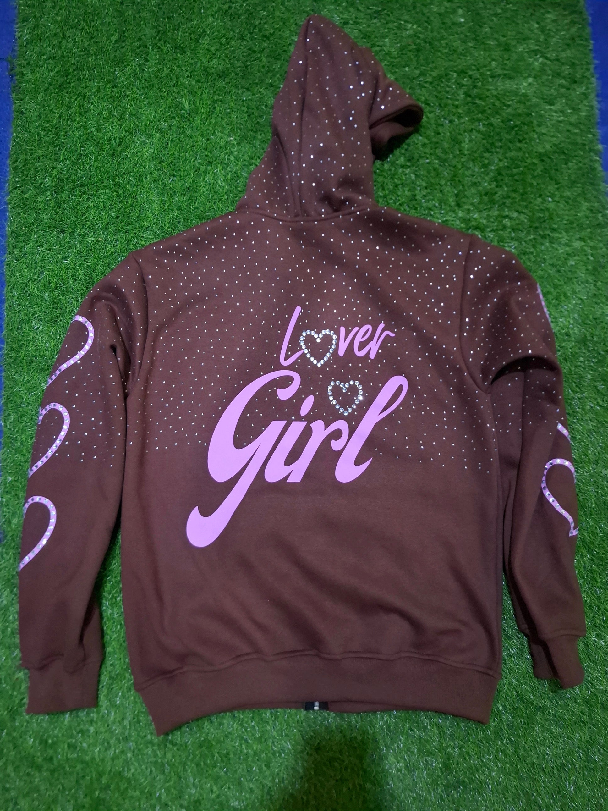 Pink & Brown Lover Girl Jacket